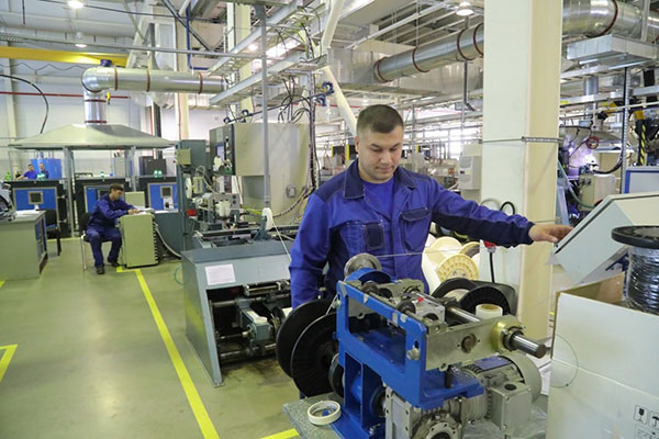 На заводе „ПРОМТЕХ-Дубна“ запущена линия по производству силовых авиационных проводов