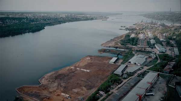 В городе Череповец началось строительство судостроительного завода